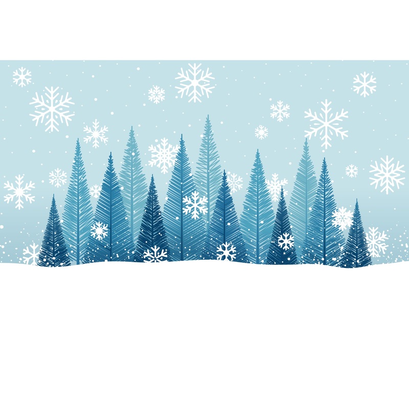 Christmas:  Big Snowflakes Poster        –   Removable     Adhesive Decal