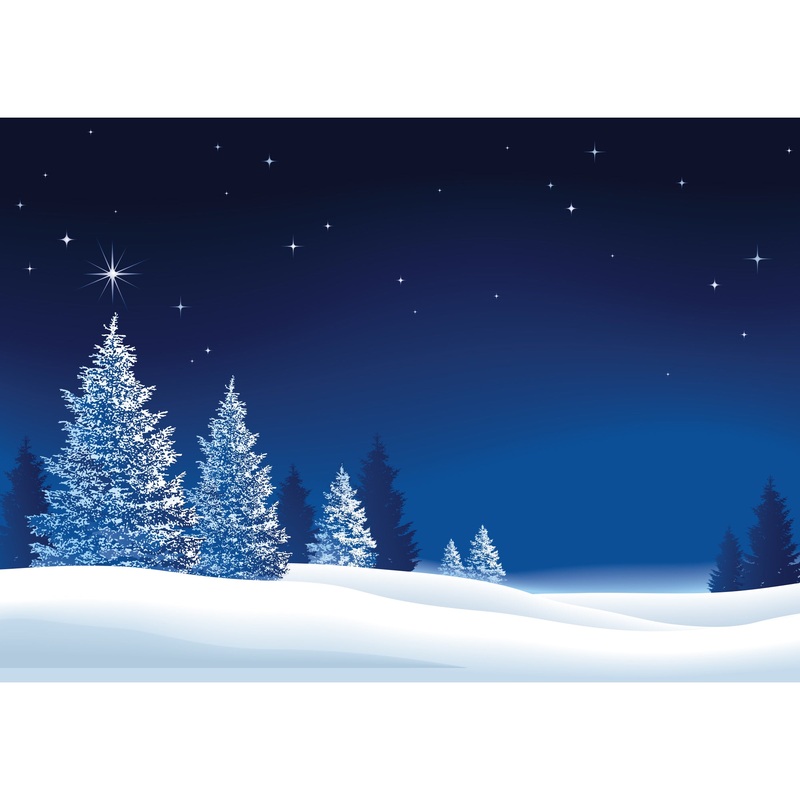 Christmas:  Bright Star Poster        –   Removable     Adhesive Decal