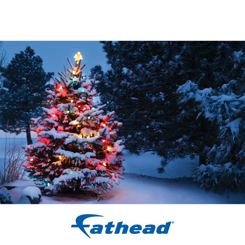 Christmas:  Fresh Snow Poster        –   Removable     Adhesive Decal