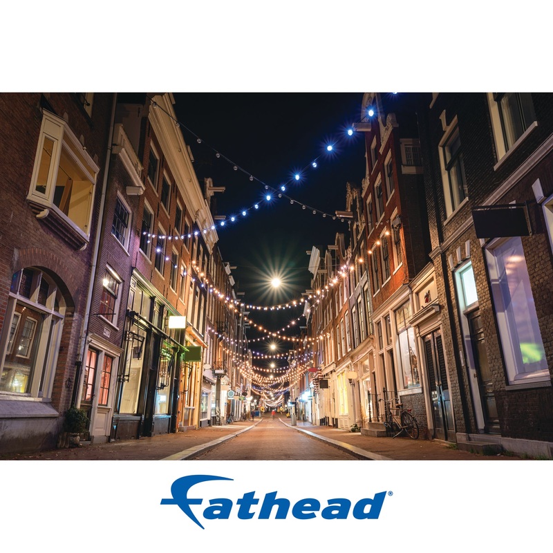 Christmas:  Nobody on the Street Poster        –   Removable     Adhesive Decal