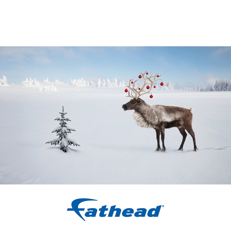 Christmas:  Small Tree Poster        –   Removable     Adhesive Decal