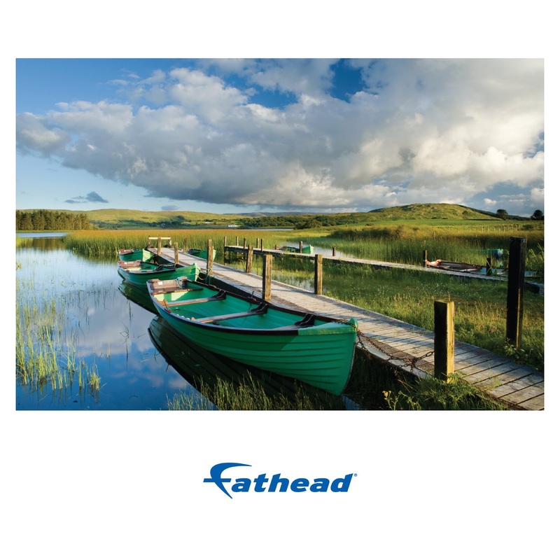 Generic Scenery: Boats Poster        –   Removable     Adhesive Decal