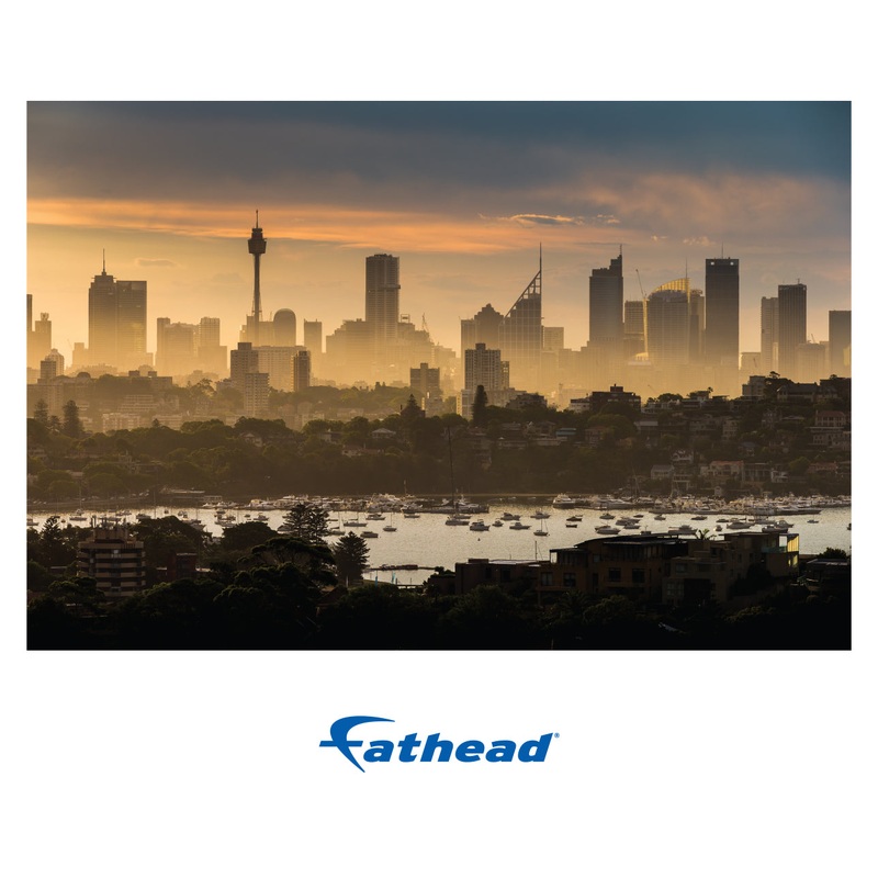 Generic Scenery:  Crowded Poster        –   Removable     Adhesive Decal