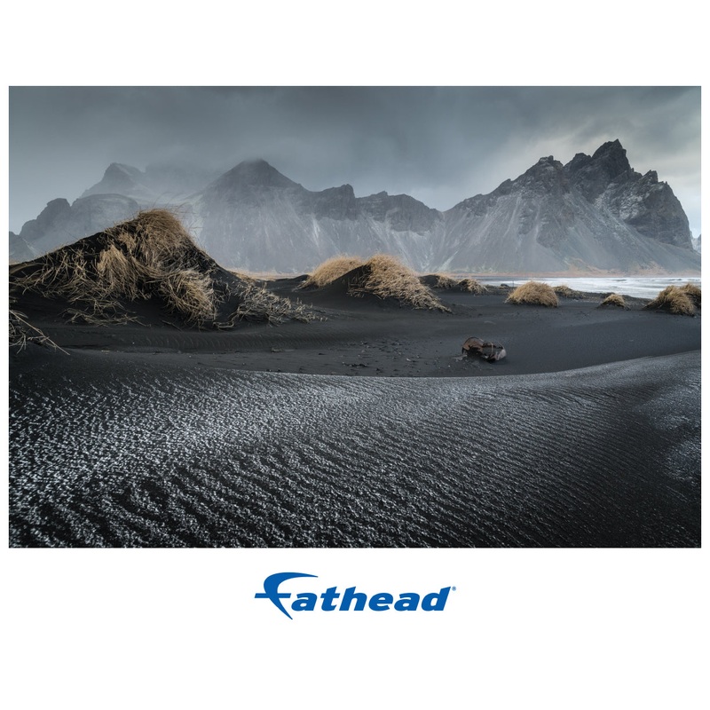 Generic Scenery:  Grey Storm Poster        –   Removable     Adhesive Decal