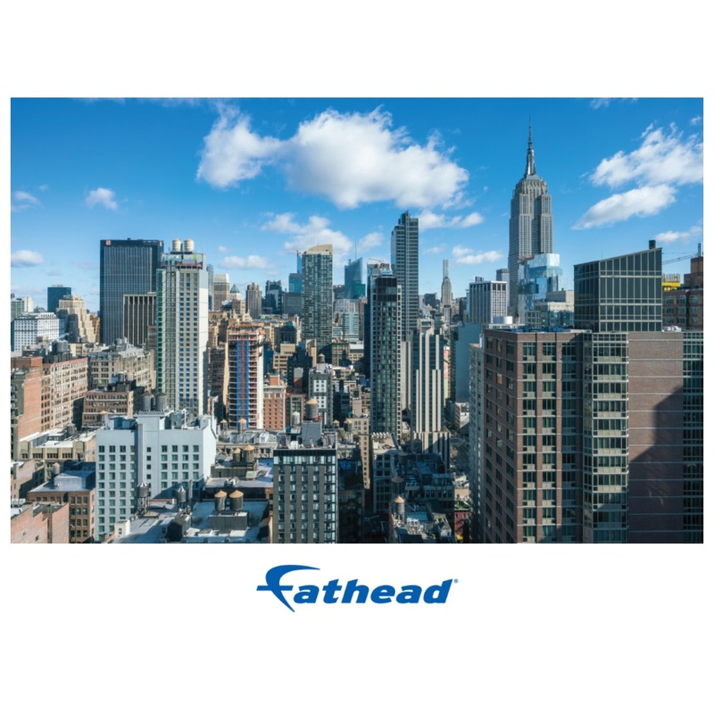 Generic Scenery: Skyscrapers Poster        –   Removable     Adhesive Decal