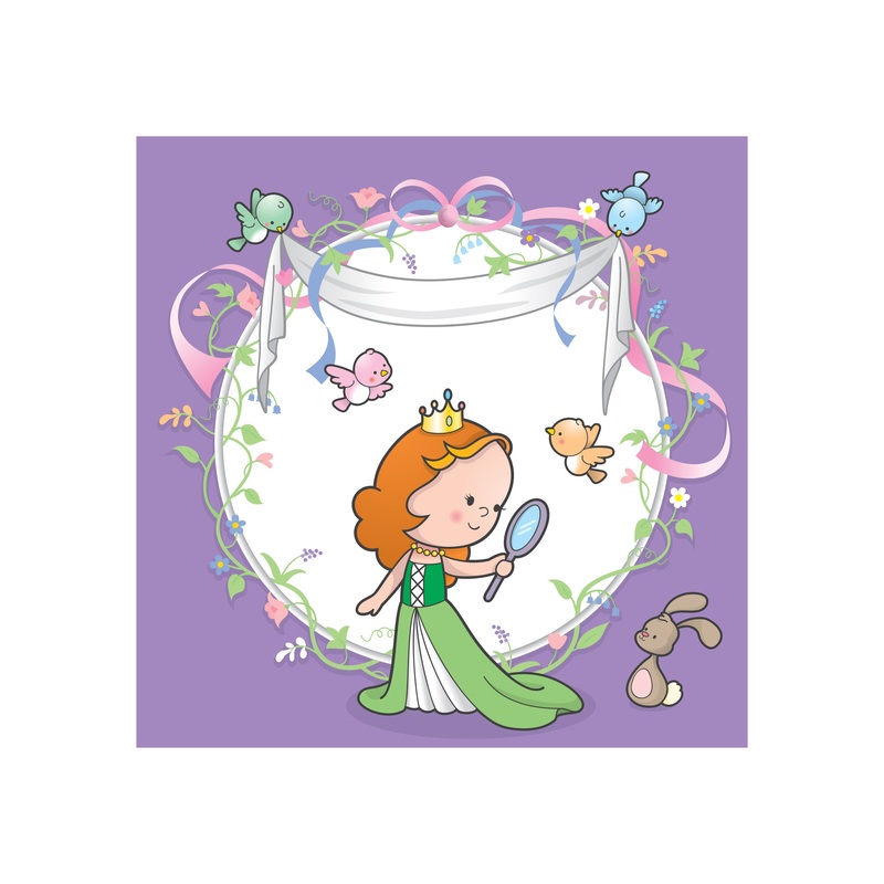 Nursery:  Bunny Mural        –   Removable Wall   Adhesive Decal