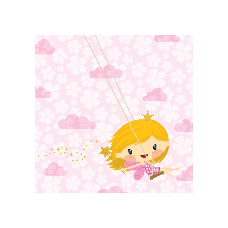 Nursery:  Cradle Mural        –   Removable Wall   Adhesive Decal