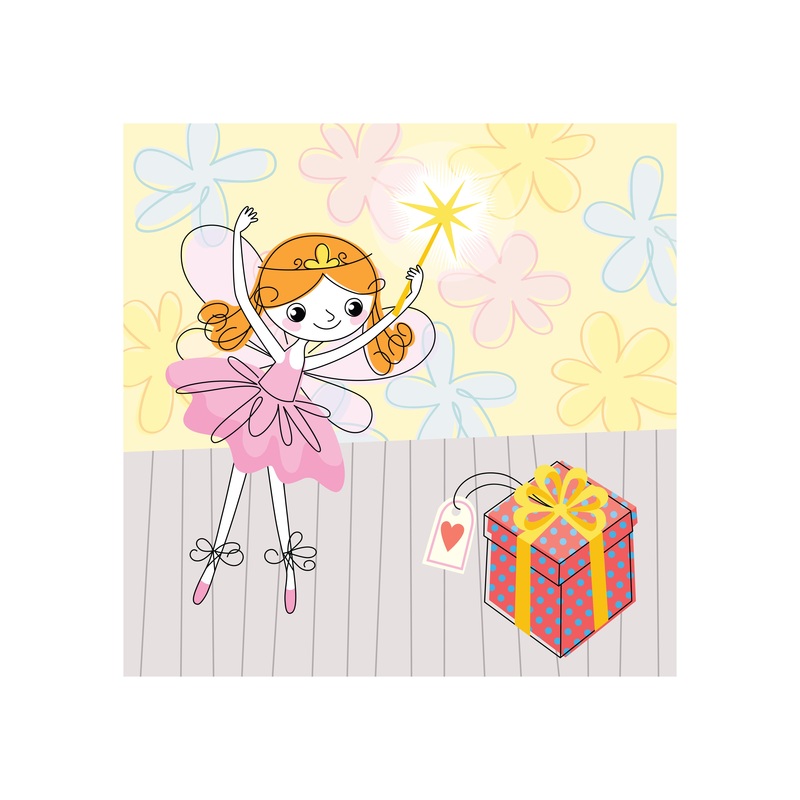 Nursery:  Present Mural        –   Removable Wall   Adhesive Decal