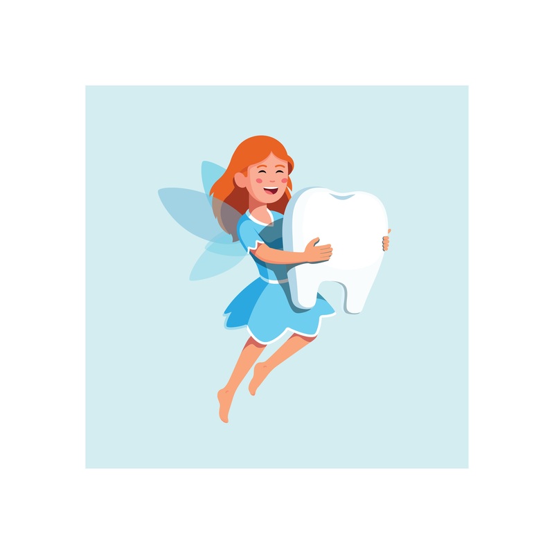 Nursery:  Tooth Fairy Mural        –   Removable Wall   Adhesive Decal