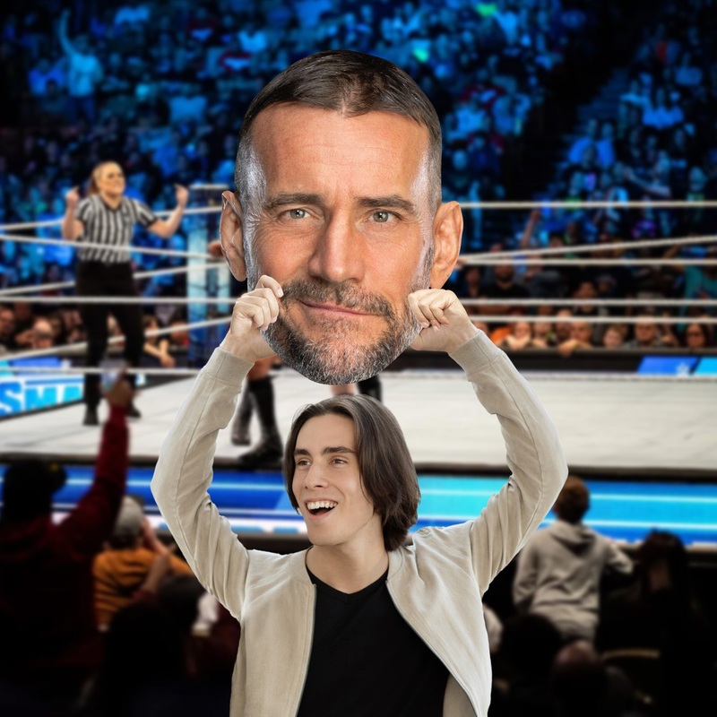 CM Punk – Big Head – Official WWE – WWE – Foam Core Cutout