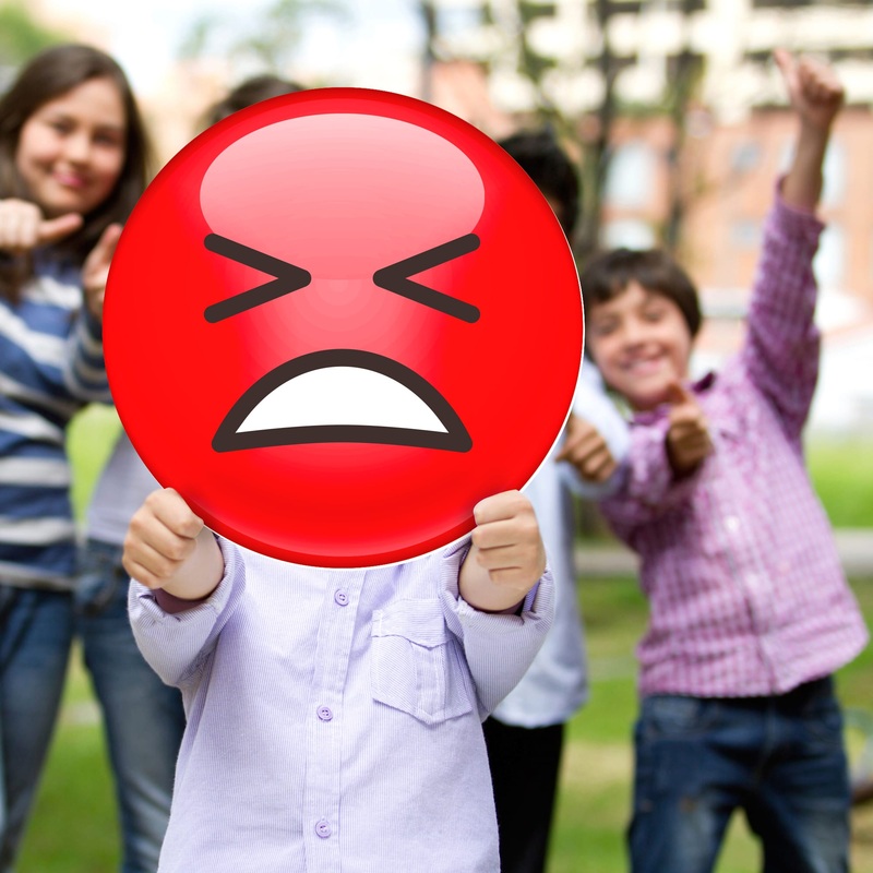 Faces:  Angry Face   Foam Core Cutout  –      Big Head