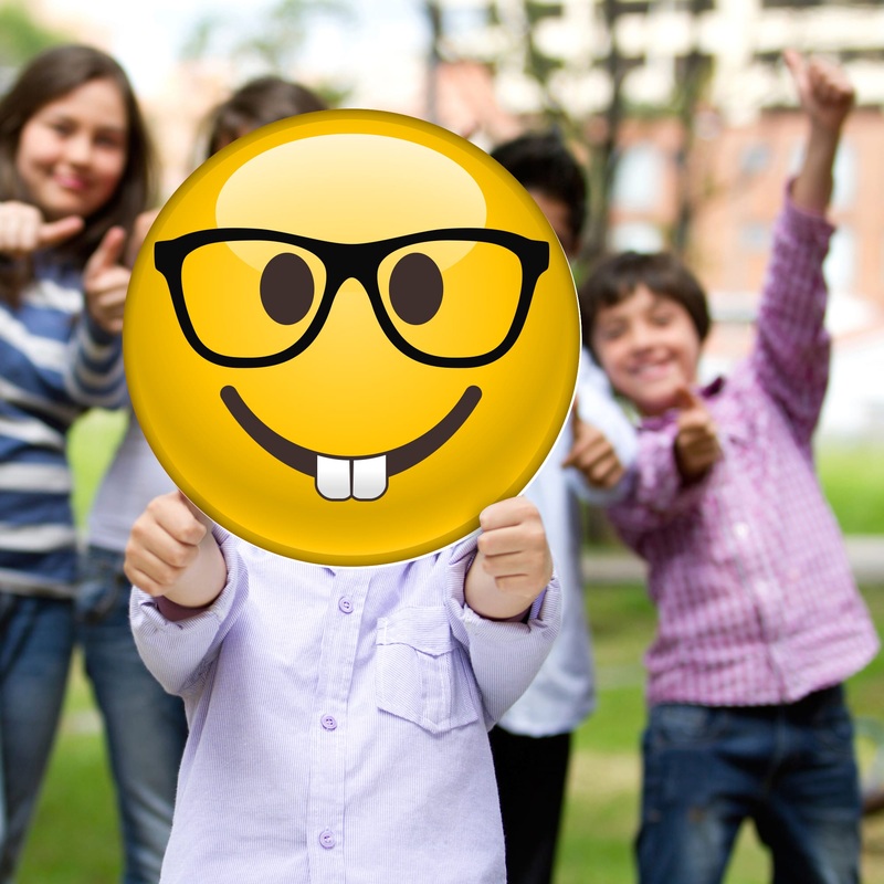 Faces Nerd Face   Foam Core Cutout  –      Big Head