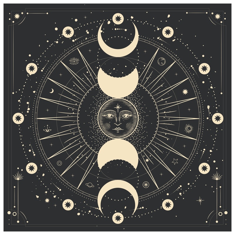 Moon Phases:  Women In Business Grl Pwr Mural        –   Removable Wall   Adhesive Decal