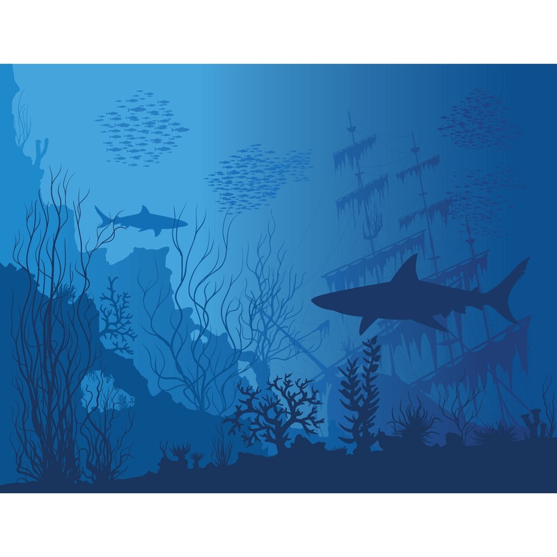 Nursery:  Shipwrecked        –   Removable Wall   Adhesive Decal