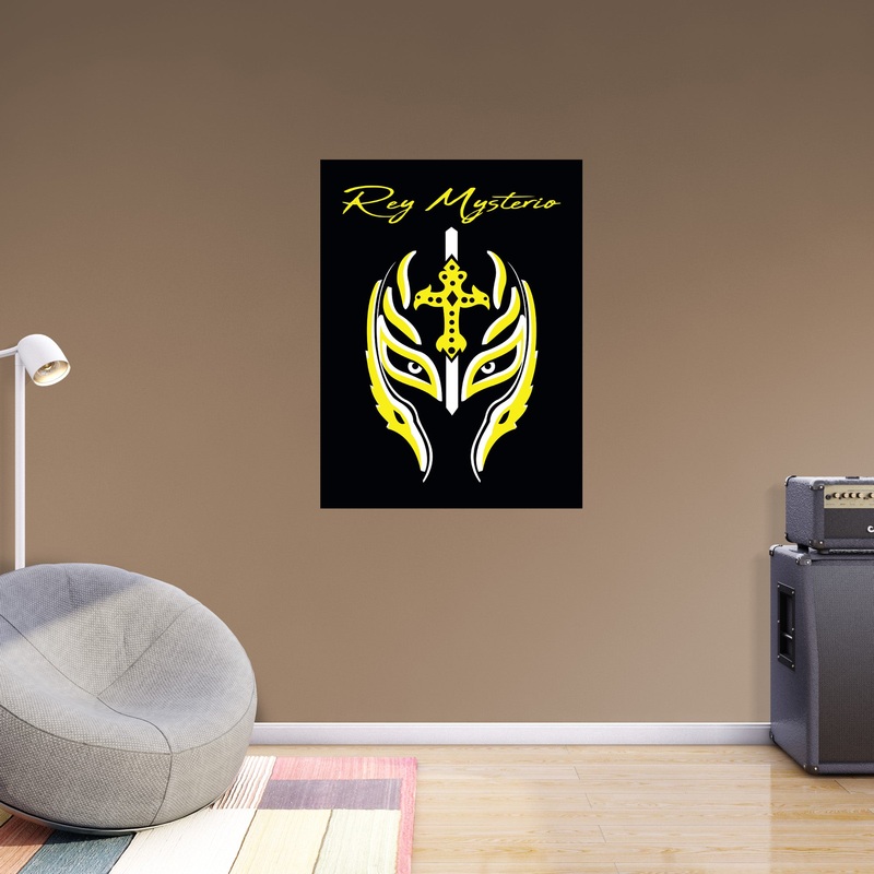 Rey Mysterio – Peel & Stick Poster – Official WWE – Reusable Vinyl Wall Decal #3