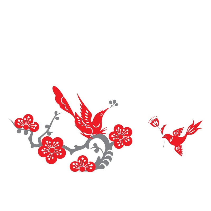 Seasons Decor: Seasons Decor Spring Flowers Mural        –   Removable Wall   Adhesive Decal