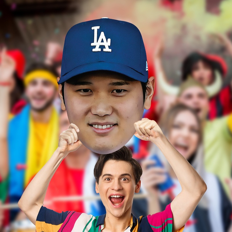 Shohei Ohtani – Big Head – Official MLB – Los Angeles Dodgers – Foam Core Cutout
