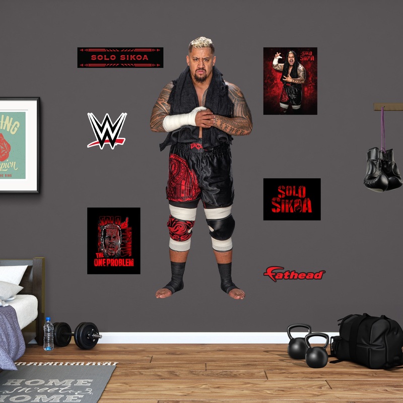 Solo Sikoa – RealBig Collection – Official WWE – Reusable Vinyl Wall Decals