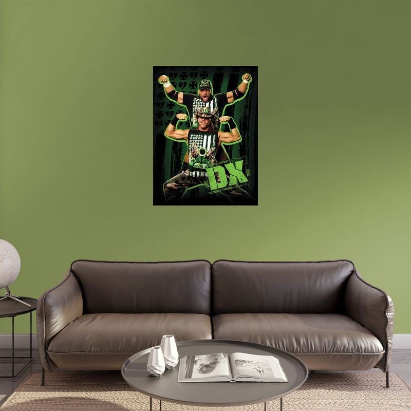 D-Generation X – Peel & Stick Poster – Official WWE – Reusable Vinyl Wall Decal #2