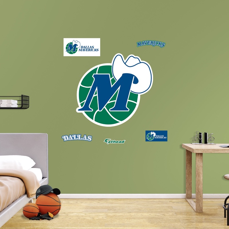 Dallas Mavericks – RealBig Classic Logo Collection – Official NBA – Reusable Vinyl Wall Decals #2