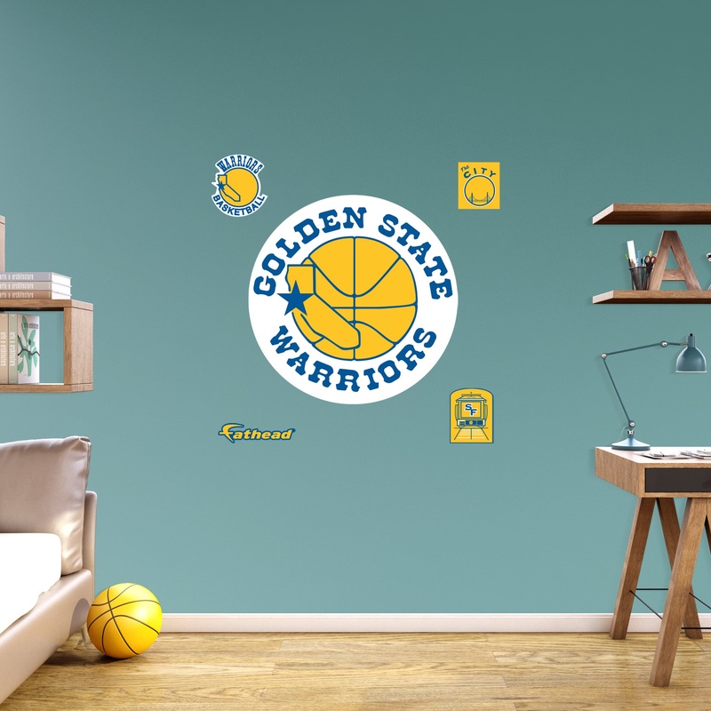 Golden State Warriors – RealBig Classic Logo Collection – Official NBA – Reusable Vinyl Wall Decals #2