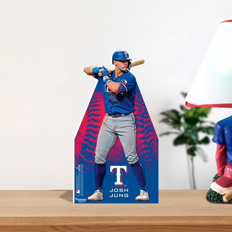 Josh Jung – Mini Stand Out – Official MLB – Texas Rangers – Cardstock Cutout