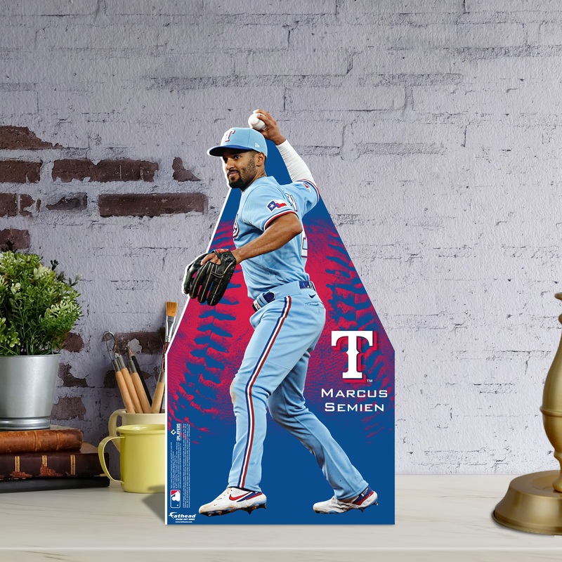 Marcus Semien – Mini Stand Out – Official MLB – Texas Rangers – Cardstock Cutout