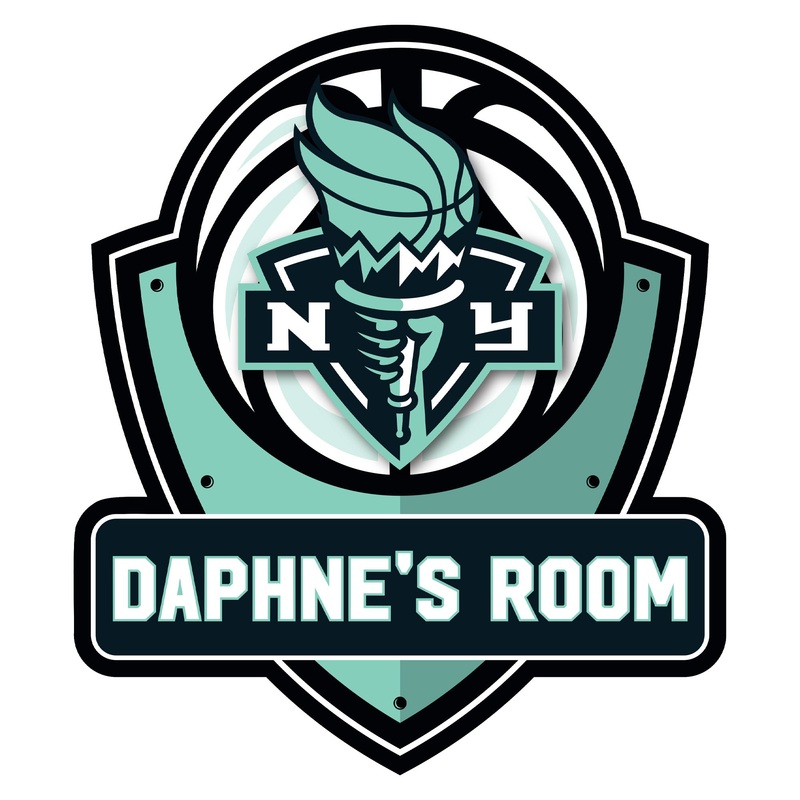 New York Liberty – Badge Logo – With Personalized Name – Official WNBA – Vinyl Transfer Decal