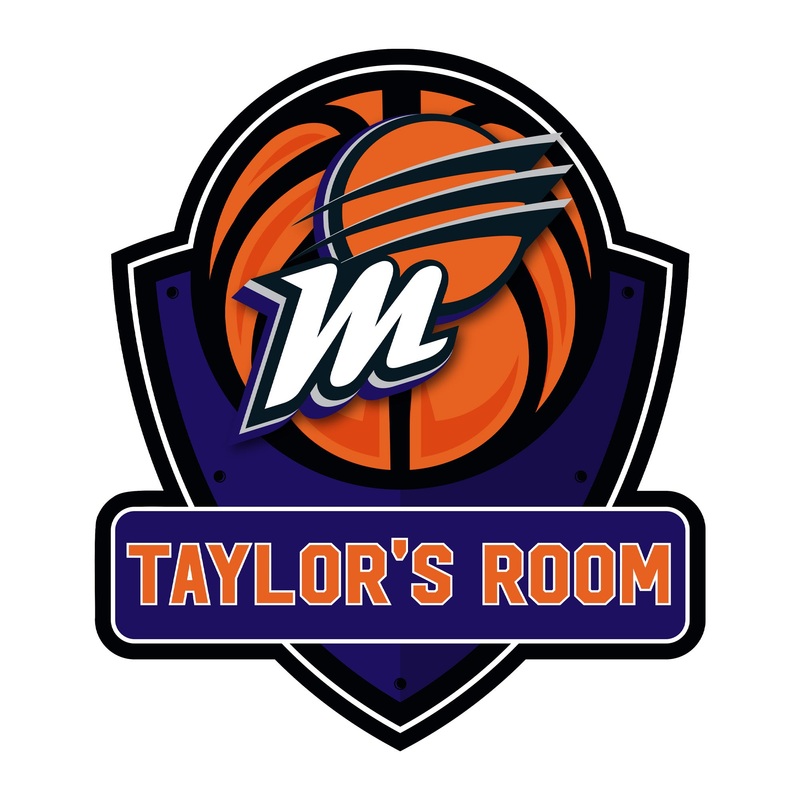 Phoenix Mercury – Badge Logo – With Personalized Name – Official WNBA – Vinyl Transfer Decal