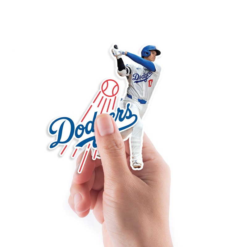 Shohei Ohtani – 5 Minis (Mixed Sizes) – Official MLB – Los Angeles Dodgers – Reusable Vinyl Decals
