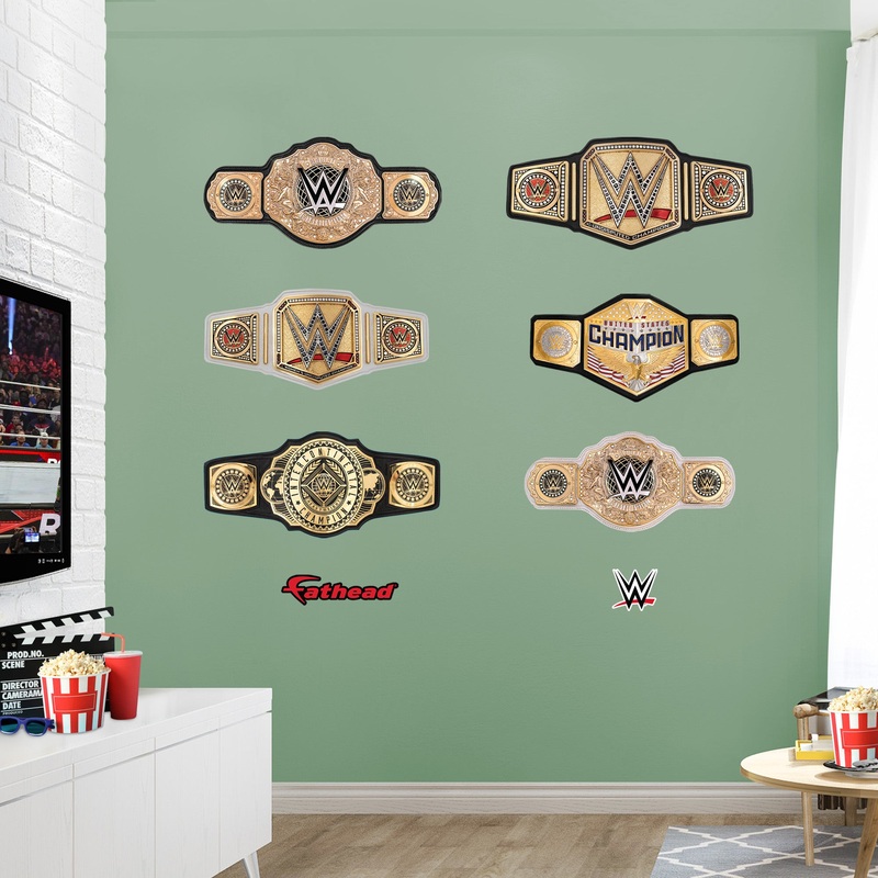 WWE – RealBig Titles Collection – Official WWE – Reusable Vinyl Wall Decals #2