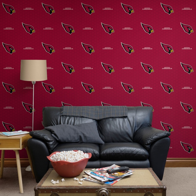 Arizona Cardinals – Peel & Stick Wallpaper – Official NFL – Reusable Vinyl Wall Decals #1