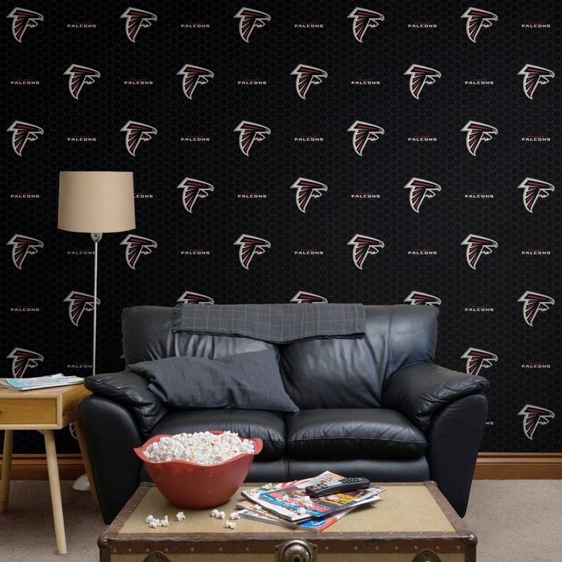 Atlanta Falcons – Peel & Stick Wallpaper – Official NFL – Reusable Vinyl Wall Decals #1
