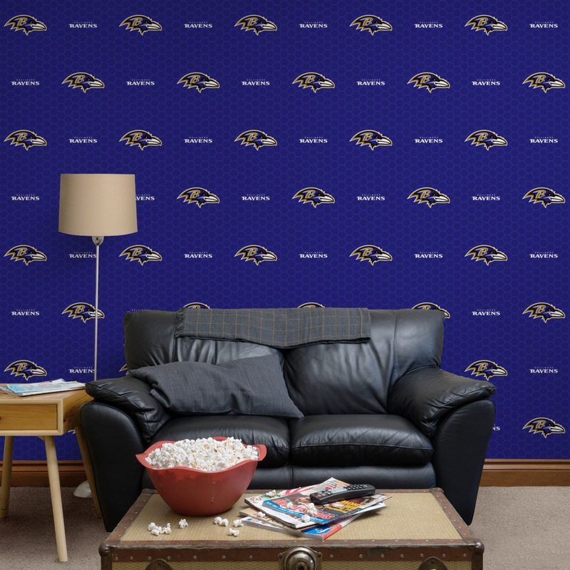 Baltimore Ravens – Peel & Stick Wallpaper – Official NFL – Reusable Vinyl Wall Decals #2