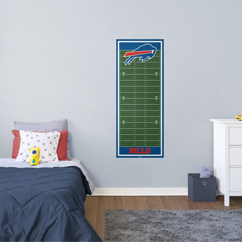 Buffalo Bills – Growth Chart – Official NFL – Reusable Vinyl Wall Decal #1