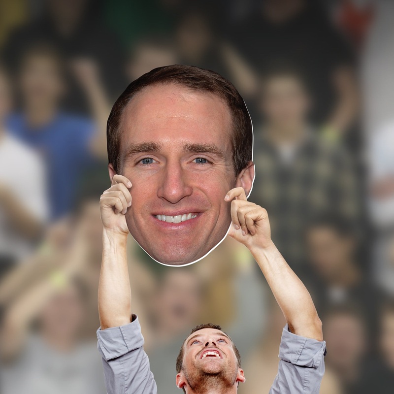 Drew Brees – Big Head – Official NFL – Foam Core Cutout