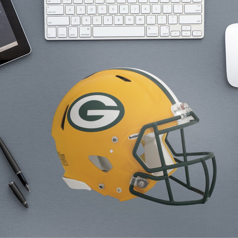 Green Bay Packers – RealBig Helmet Collection – Official NFL – Reusable Vinyl Wall Decals #1