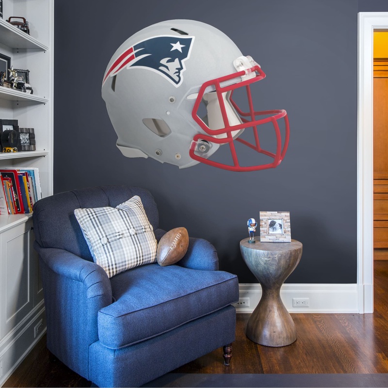 New England Patriots – RealBig Helmet Collection – Official NFL – Reusable Vinyl Wall Decals #1