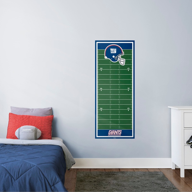 New York Giants – Growth Chart – Official NFL – Reusable Vinyl Wall Decal #1