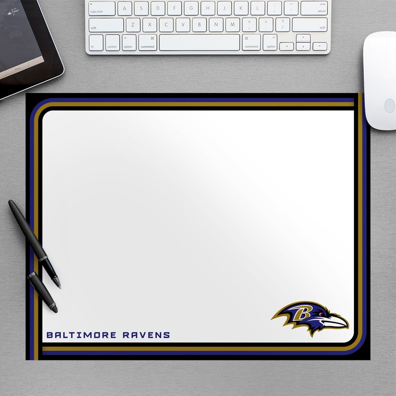 Baltimore Ravens – Dry Erase Whiteboard – Official NFL – Reusable Vinyl Wall Decal