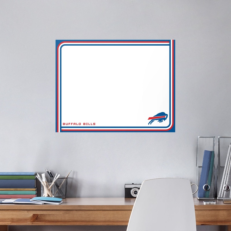 Buffalo Bills – Dry Erase Whiteboard – Official NFL – Reusable Vinyl Wall Decal