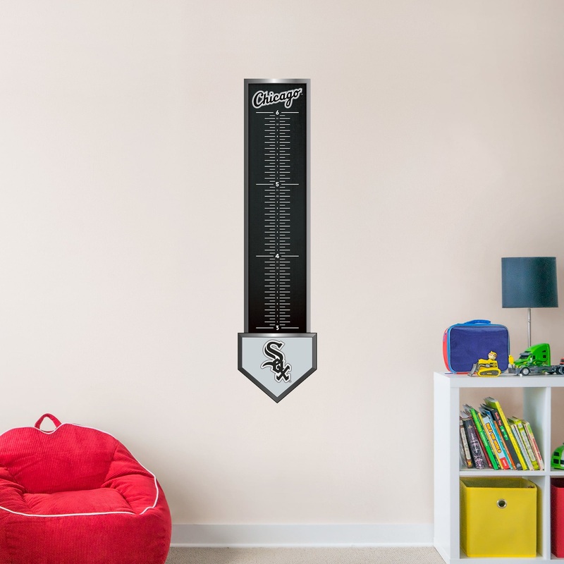 Chicago White Sox – Growth Chart – Official MLB – Reusable Vinyl Wall Decal