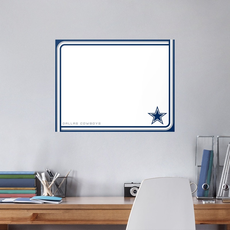 Dallas Cowboys – Dry Erase Whiteboard – Official NFL – Reusable Vinyl Wall Decal