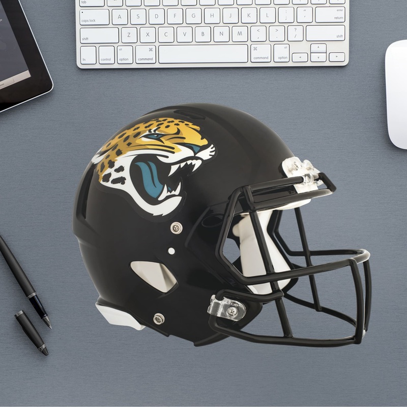 Jacksonville Jaguars – RealBig Helmet Collection – Official NFL – Jacksonville Jaguars – Reusable Vinyl Wall Decals