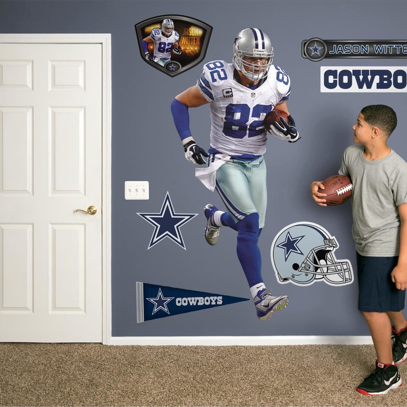 Jason Witten – RealBig Collection – Official NFL – Dallas Cowboys – Reusable Vinyl Wall Decals