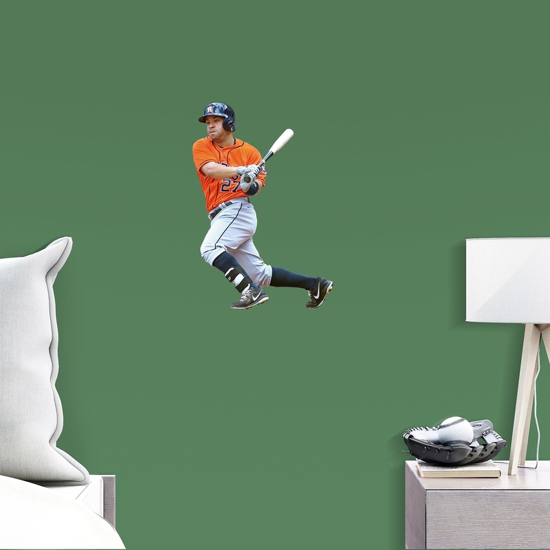 Jos Altuve – RealBig Collection – Official MLB – Houston Astros – Reusable Vinyl Wall Decals #1
