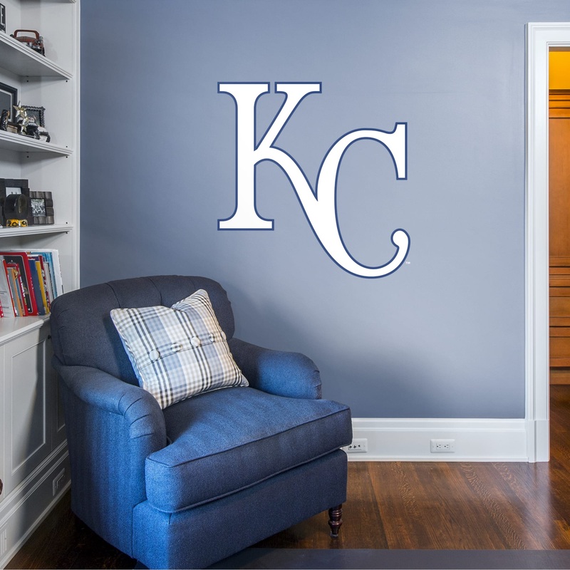 Kansas City Royals – RealBig Alternate Logo Collection – Official MLB – Reusable Vinyl Wall Decals