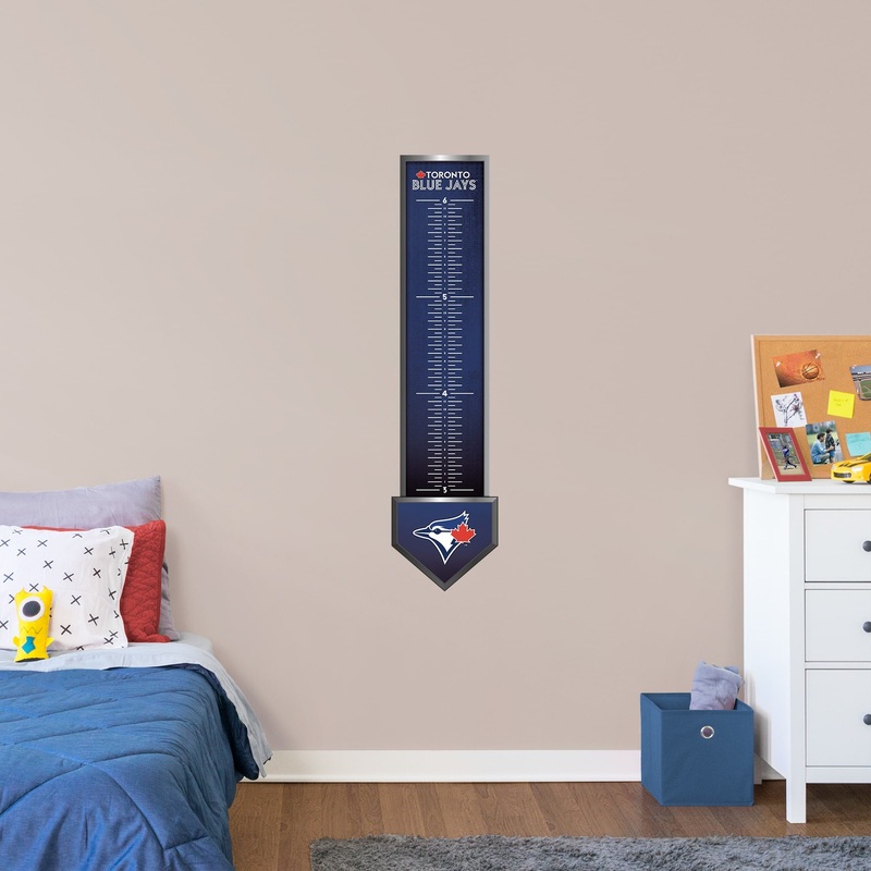 Toronto Blue Jays – Growth Chart – Official MLB – Reusable Vinyl Wall Decal