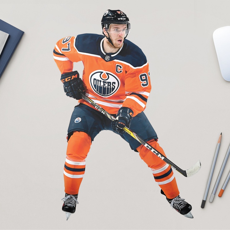 Connor McDavid – RealBig Collection – Official NHL – Edmonton Oilers – Reusable Vinyl Wall Decals #2