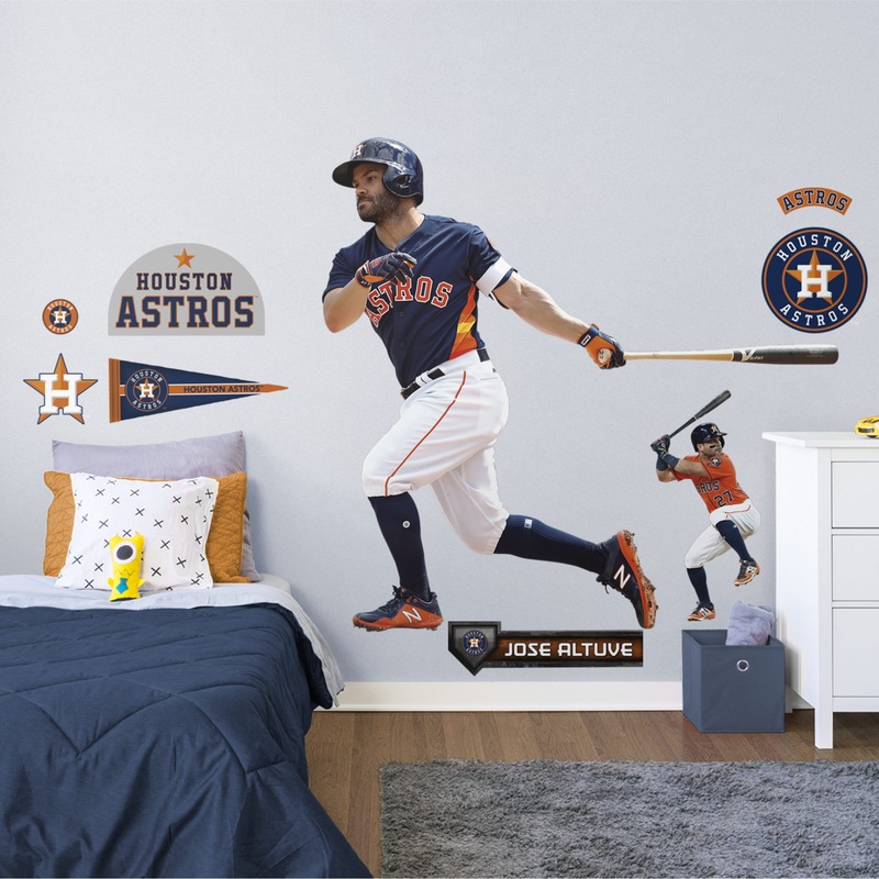 Jos Altuve – RealBig Collection – Official MLB – Houston Astros – Reusable Vinyl Wall Decals #2